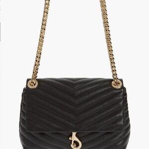 Rebecca Minkoff Edie Quilted Black Leather Bag